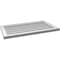 Ekena Millwork Vertical Surface Mount PVC Gable Vnt: Non-Functional, w/2"W x 1-1/2"H, Brickmould Frame, 32"W x 18"H GVPVE32X1802SN - alternate 3